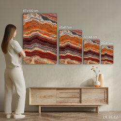 Wooden picture - Arabescato Orobico Rosso