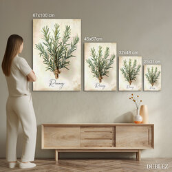 Drevený obraz do kuchyne - Rozmarín