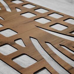 Modern Abstract Picture - Mystery | Tobacco Oak