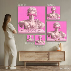 Modern pop-art painting - DJ Sculpture