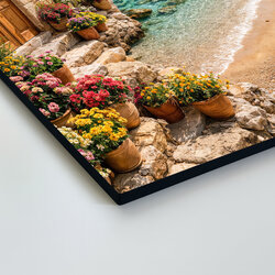 Drevený obraz - Prímorský raj