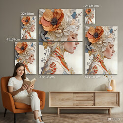 Image - Girl with flowers in her hair