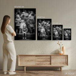 Čiernobiely obraz - Ticho v dave