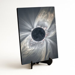 Wooden Wall Art - Lunar Eclipse