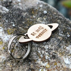 Dřevěná klíčenka - Jsi můj vesmír