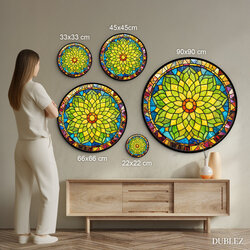 Colorful Mandala - Sun Lotus