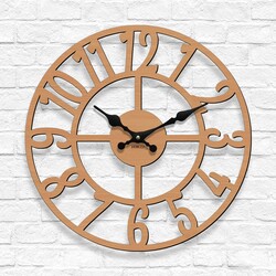 Veľké nástenné hodiny - Vintage | Buk