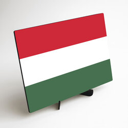 Wooden image of the national flag - Hungary
