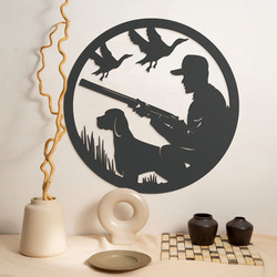 Dárek pro myslivce - Obraz ze dřeva