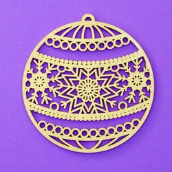 Vianočná ozdoba - Guľa na stromček  | Zlatá