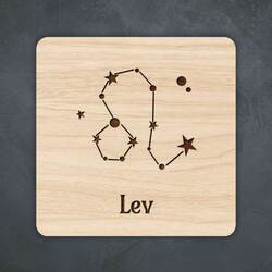 Pivní podtacek - Znamení Lev hvězdy