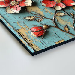 Retro picture for the wall - Wild roses