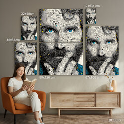 Doodle art obraz - Mapa mysle