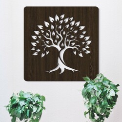 Wooden Tree of Life on the Wall - Sapphire | Wenge
