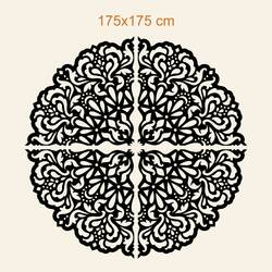 Wooden Mandala Wall Art - Passion | 175x175 cm