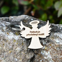 Dárek pro tátu - Klíčenka anděl