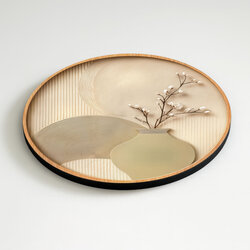 Kruhový zen obraz - Natural