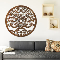 Nordic Tree of Life on the Wall - Connection | Walnut