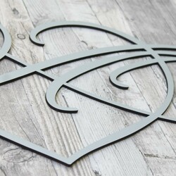 Romantic Wall Art - Infinity Love | Silver