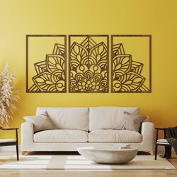 Multi-Part Mandala - Blooming | Walnut