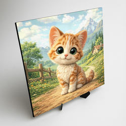 Detský obraz - Ryšavé mačiatko