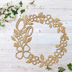 Spring Wreath for Doors - Tulips | Gold Craft Oak