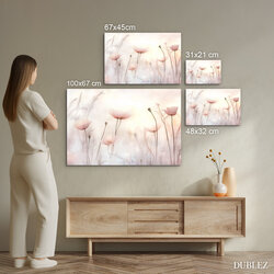 Wooden Wall Art for Bedroom - Pink Poppies