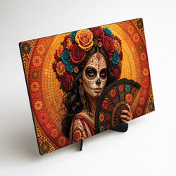 Mexický obraz La Catrina - Día de los Muertos