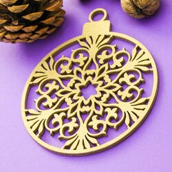 Vianočná guľa | Zlatá