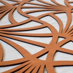 Wooden Picture Abstractions - Hypnosis | Cherry