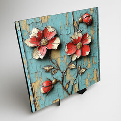 Retro picture for the wall - Wild roses