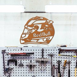 Fa falikép - Motoros sisak | Cseresznye