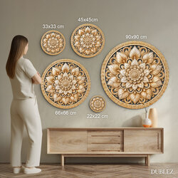 Mandala image - Golden flower