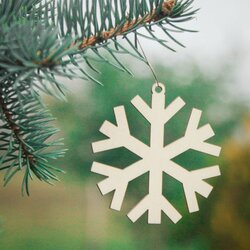 Sněhová vločka - šablona