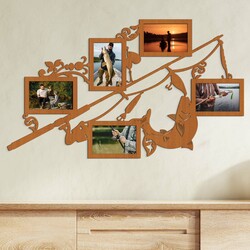 Original Gift for a Fisherman - Photo Frames | Cherry