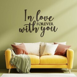 Citát o lásce na zeď - In love forever | Wenge