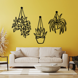 Fa 3D képek - Virágok | Fekete