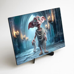Dřevěný obraz z Harryho Pottera - Dobby