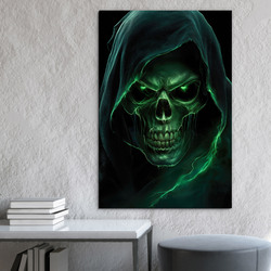 Dark Fantasy dekorácia na stenu - Lebka