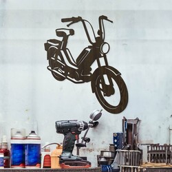 Wooden Retro Wall Art - Babetta 210 | Wenge