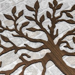 Wall Art Tree of Life - Yesod | Walnut