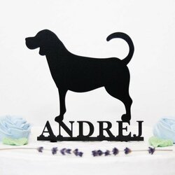 Zapichovacie zvieratko na detskú tortu - Pes | Černá