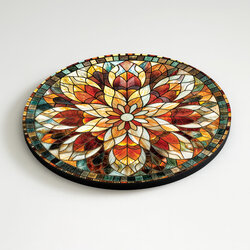 Wooden Wall Mandala - Colors of the World