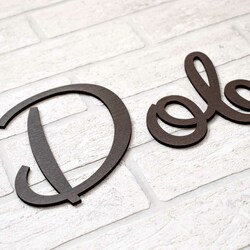 Dřevěný nápis do kuchyně - Dobrou chuť | Wenge