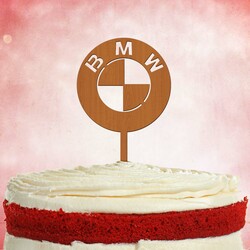Tortový zápich z dreva - BMW | Čerešňa