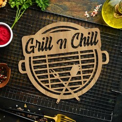 Drevený doplnok do kuchyne - Grill n Chill | Dub zlatý