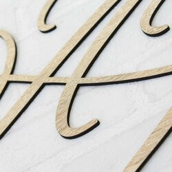 Romantic Wall Art - Infinity Love | Oak Sonoma