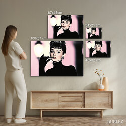 Wooden Wall Art - Audrey Hepburn