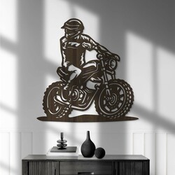 Wooden Wall Art - Motorcycle | Wenge
