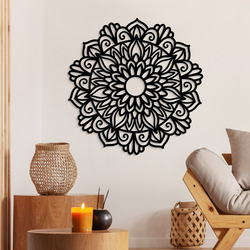 Vyrezávaná mandala - Florens | Čierna